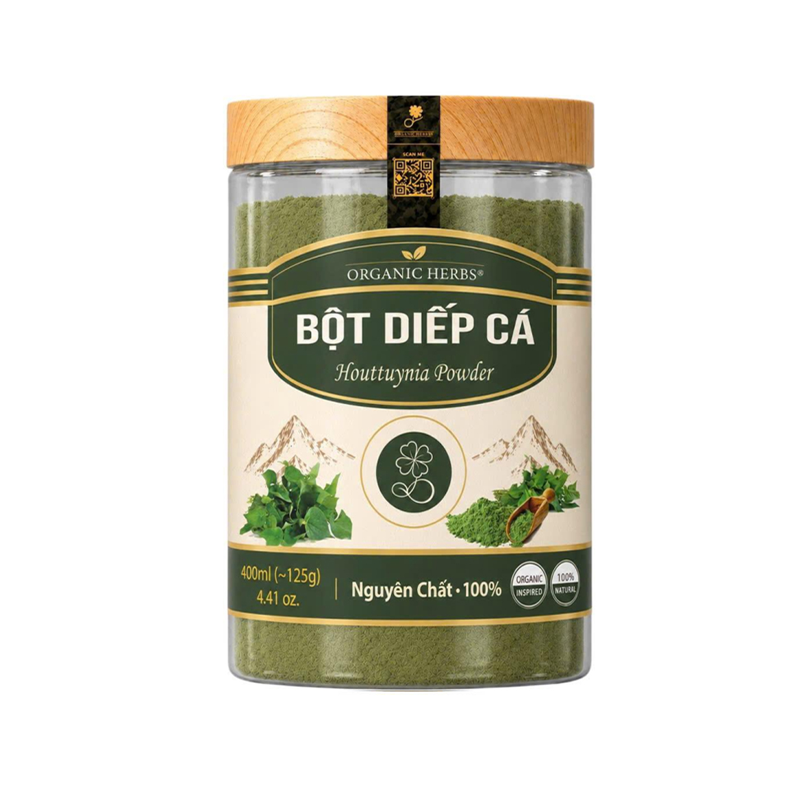 Organic Herbs® Bột Diếp Cá | Houttuynia Powder